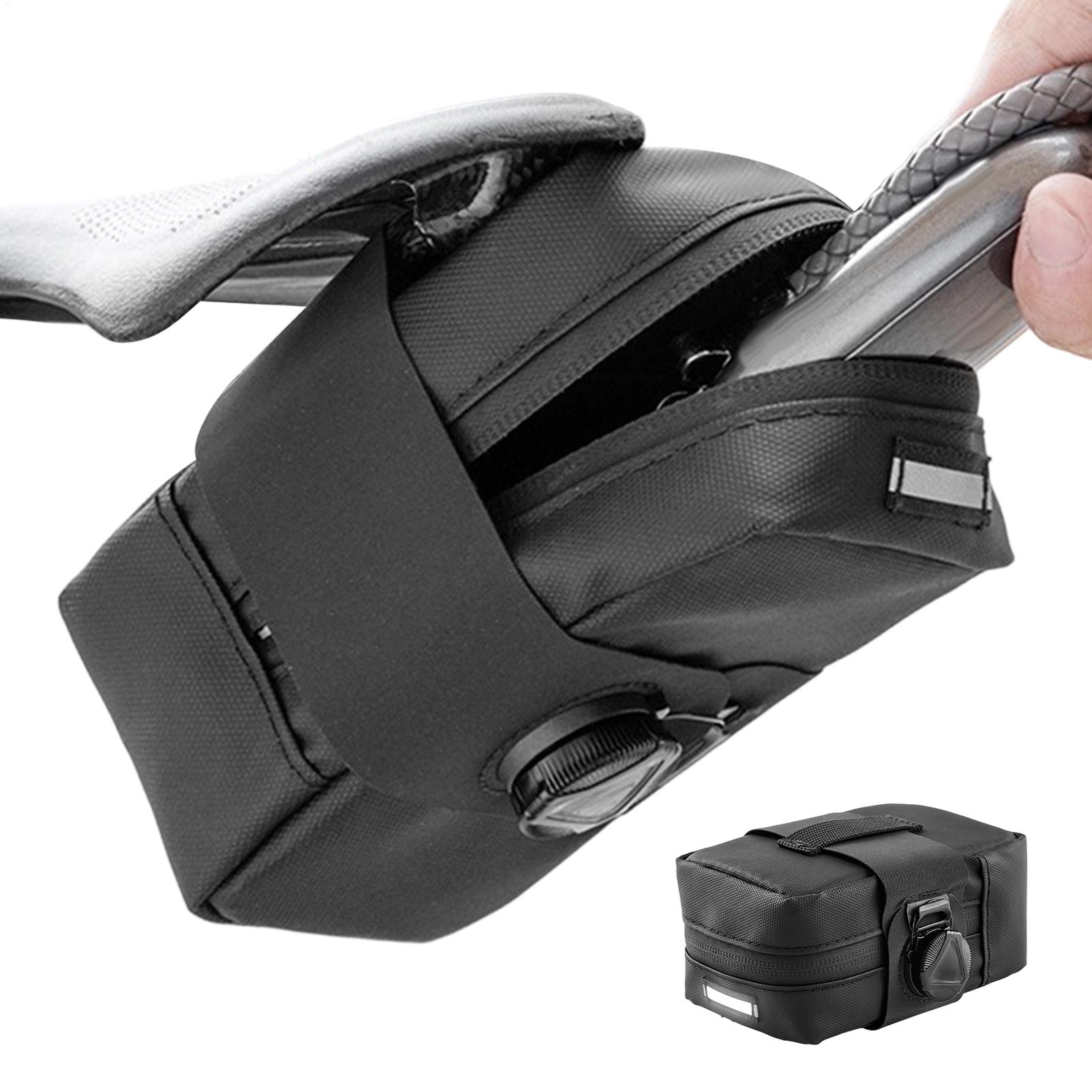 Saddle Bag Under Seat - Велосипедная подседельная сумка с поворотным замком,