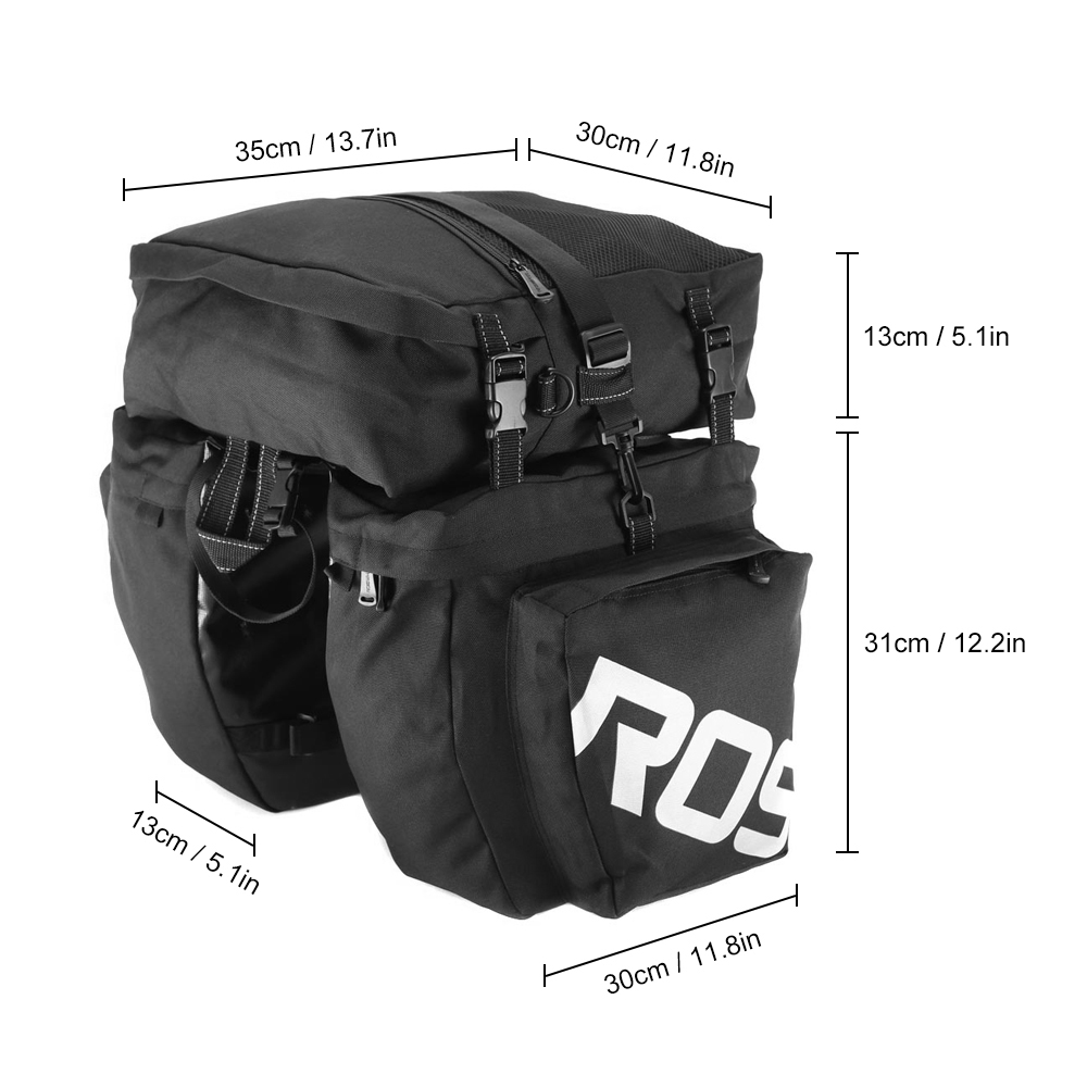 Многофункциональная сумка 3 в  – обзор и цена Panniers Waterproof Rear