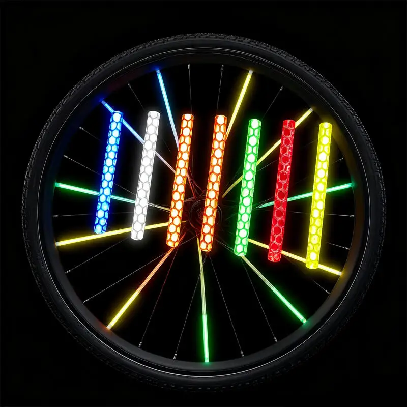 Красочные светоотражающие накл – обзор и цена Spoke Reflector Set