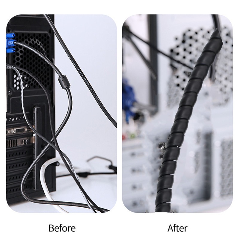 Спиральная оплетка для кабелей – обзор и цена Cable Lock Flexible