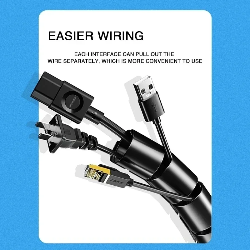2 м/1 м 16 мм/10 мм органайзер – обзор и цена Cable Lock Flexible